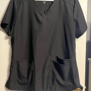 Classic Black Women's scrub Top